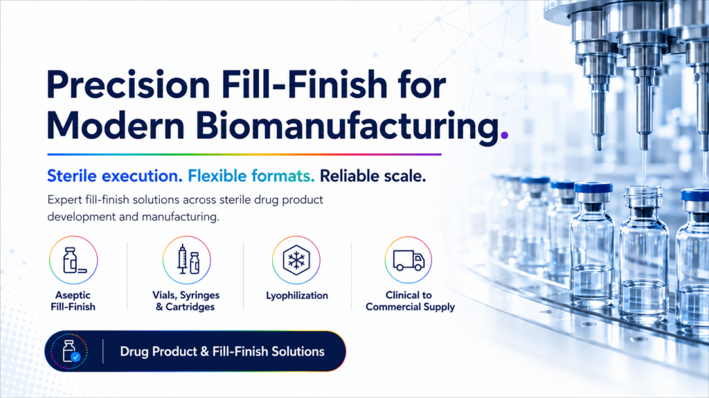 Precision Fill-Finish for Modern Biomanufacturing, banner